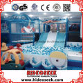 Nieve congelada Tema Naughty Castle Niños Indoor Playground Equipo